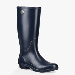 Ugg Shelby Matte Rain Women All-Weather Boots Navy (1748PTCIZ)